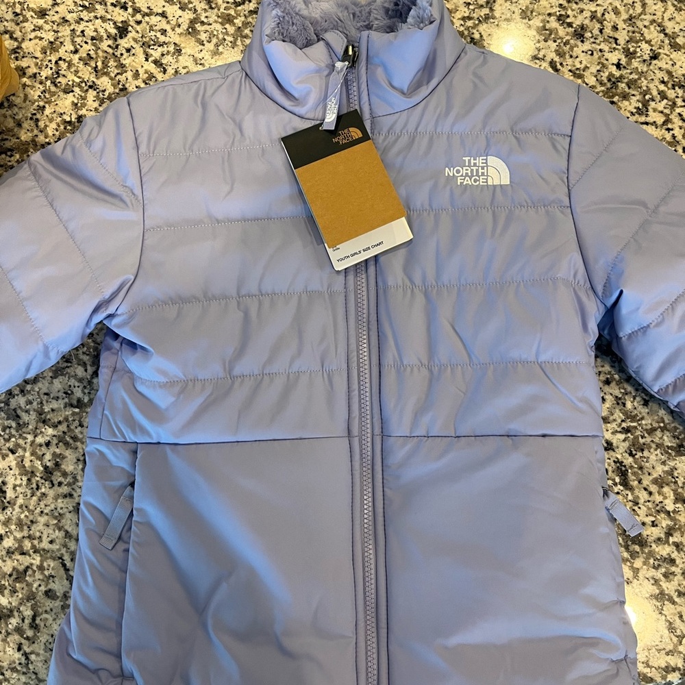 Kids Northface Mossbud Swirl Winter Coat Size Medium